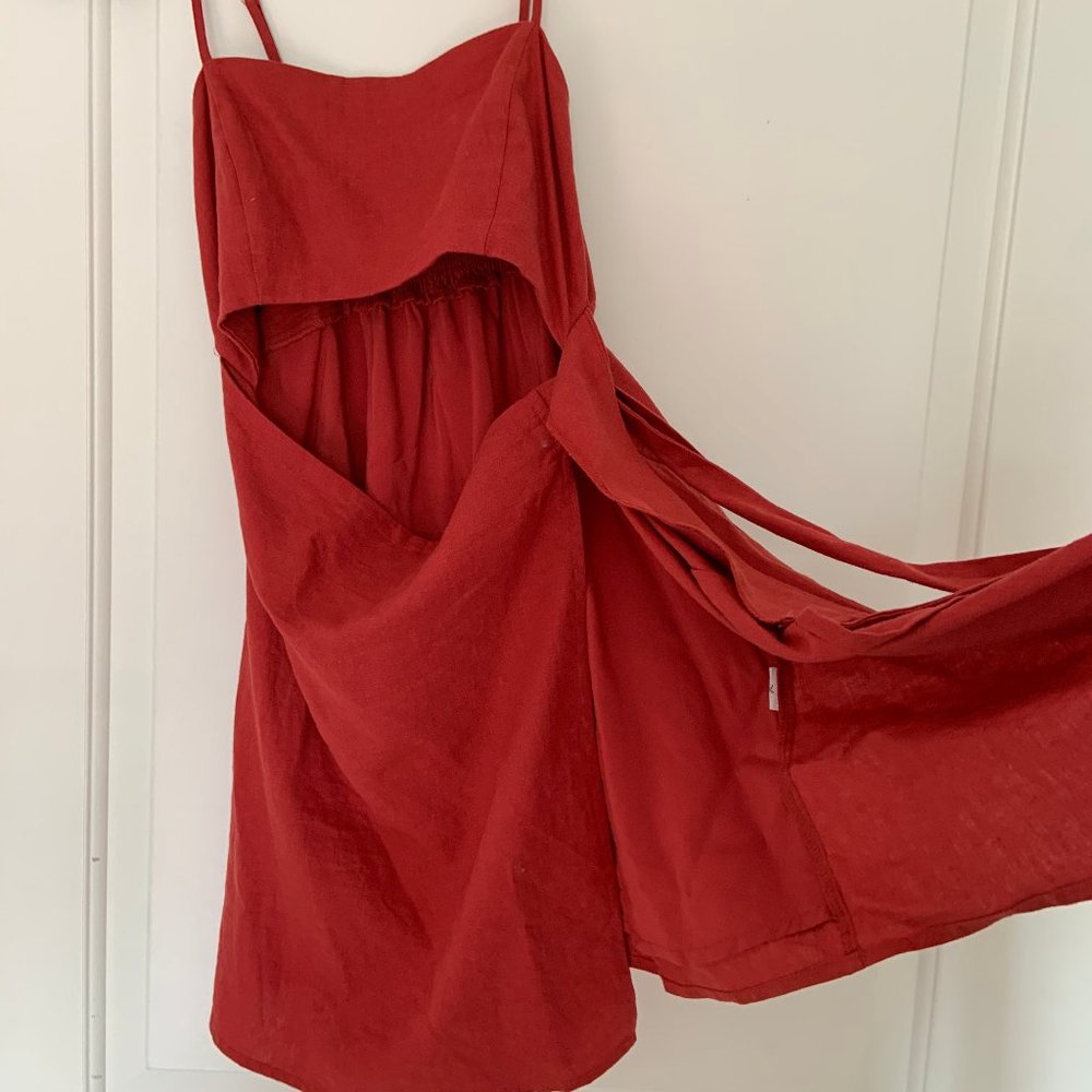 Red Wrap Dress